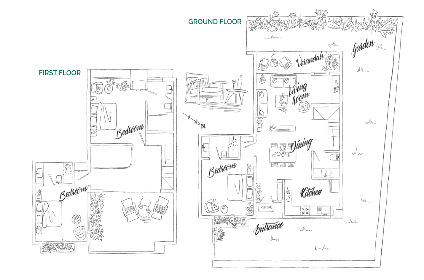 Villas 1-6, 3 Bedroom