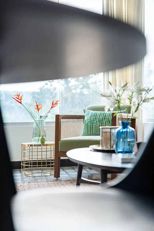 Cute nook in the living room at our apartments in Parra.
