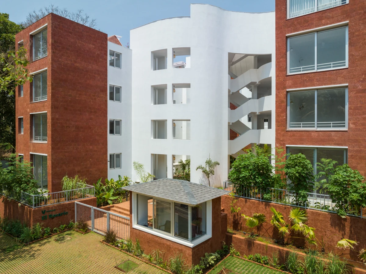 2bhk apartments surrounded by the lawn at Reis Magos