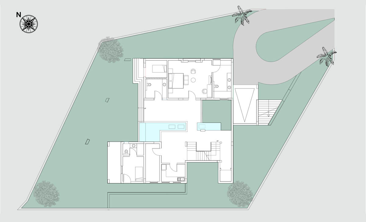 Villa Al Mar Site plan