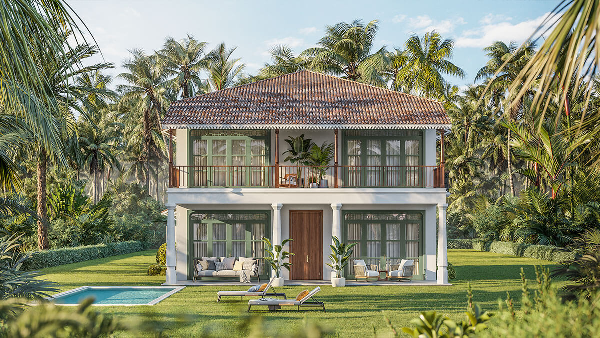 4bhk Indo-Porto Villa in Assagao