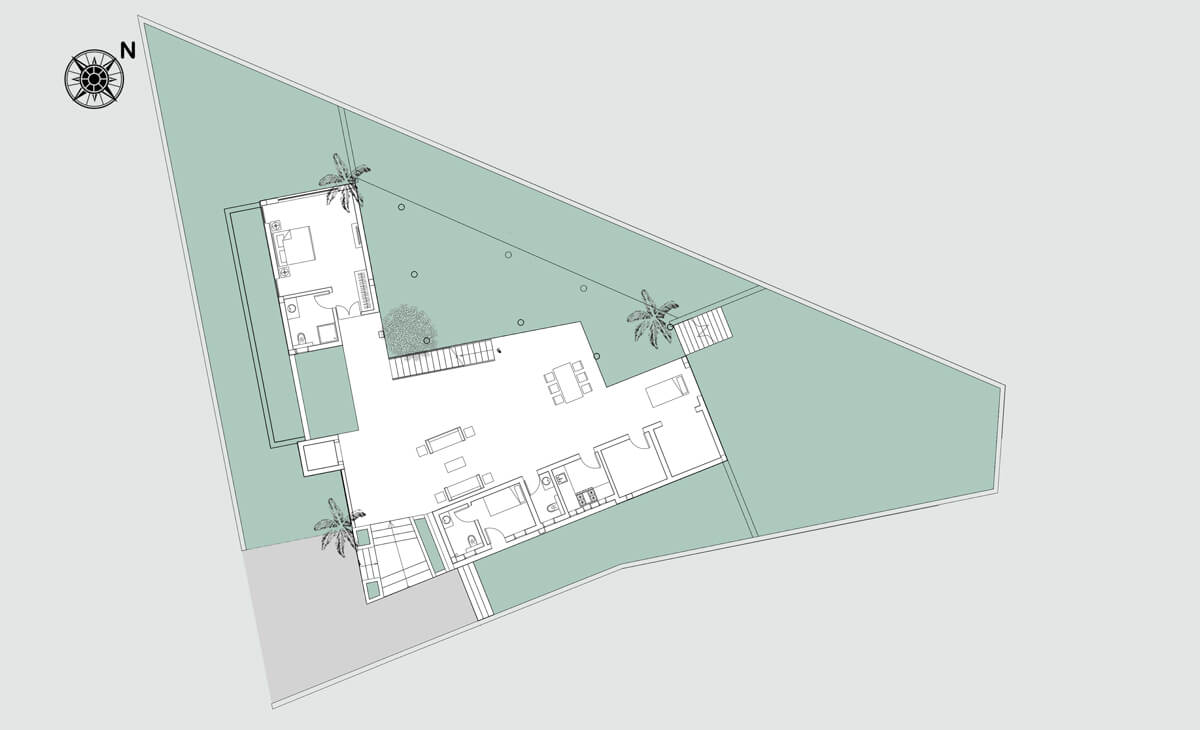 Villa Manera Site plan